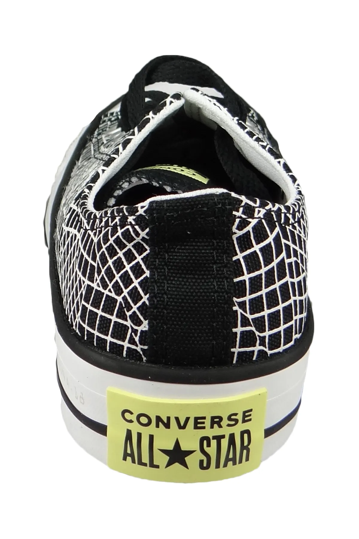 converse  Damen Low Sneaker Chuck Taylor All Star Topograhic OX 170123C Schwarz Black LT Zitron Textil