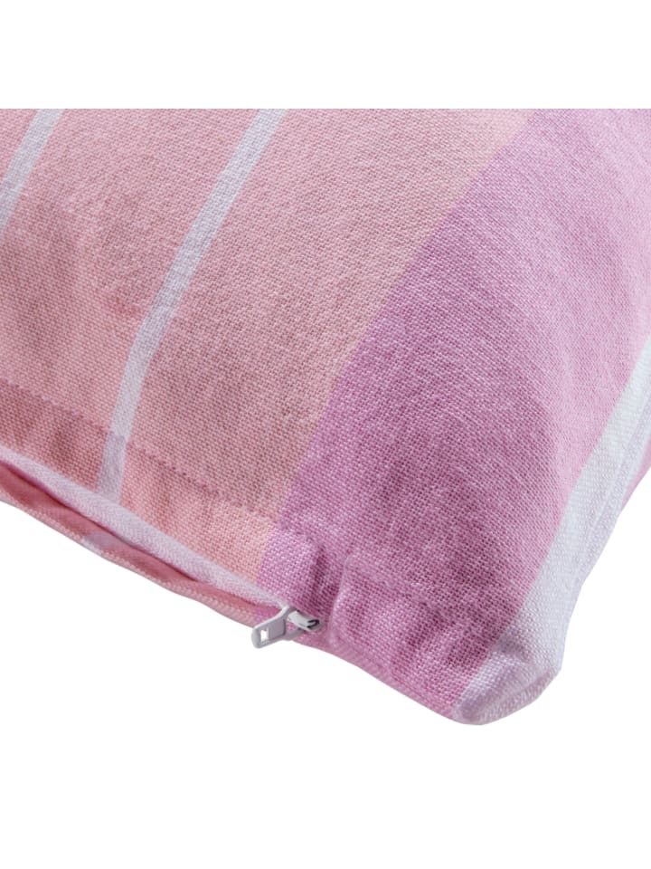 REDBEST buntgewebt, Baumwolle Kissenhülle in pink günstig kaufen