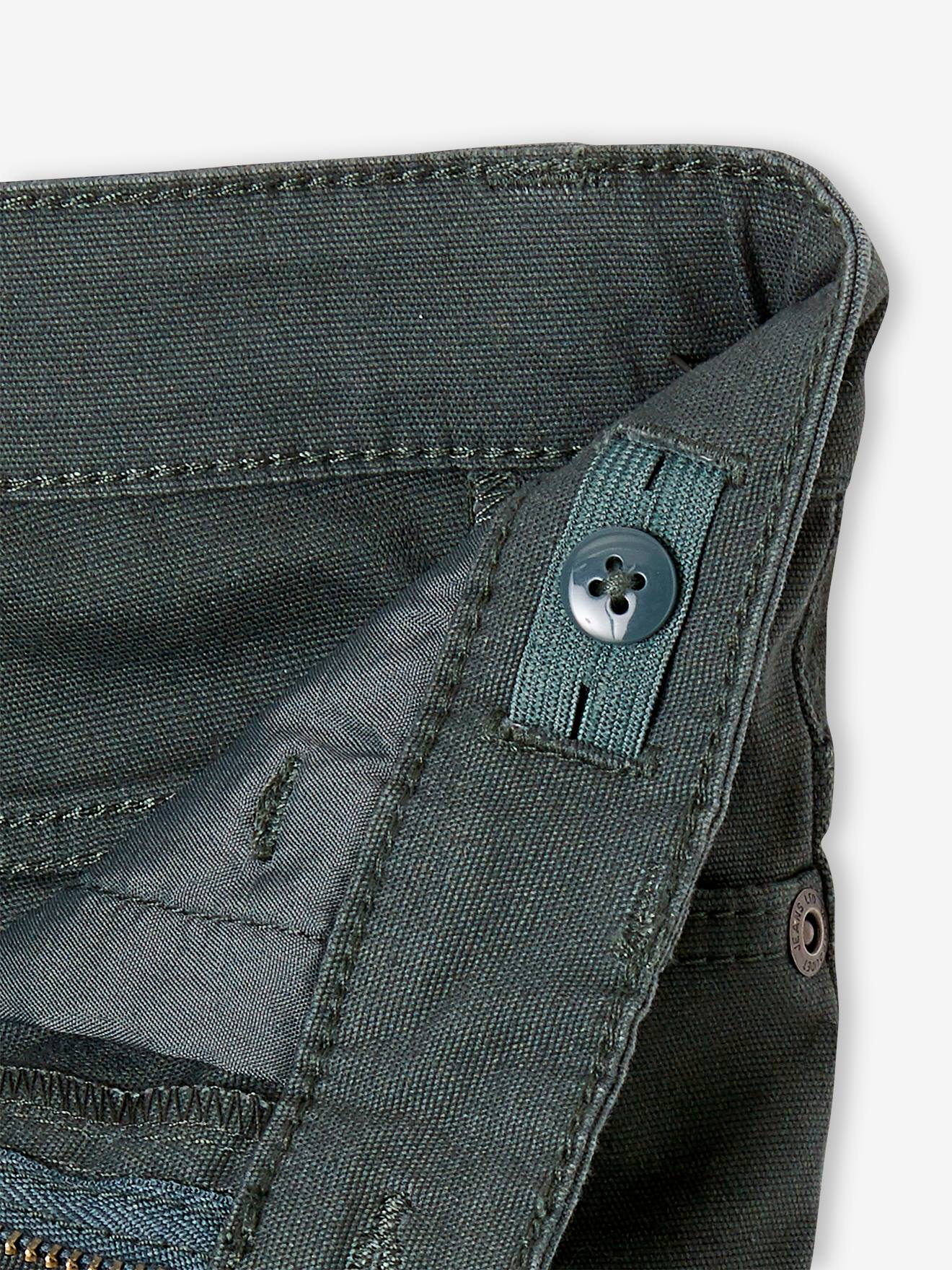 Vertbaudet Die UNVERWÜSTLICHE, robuste Jungen Hose, gerades Bein - khaki
