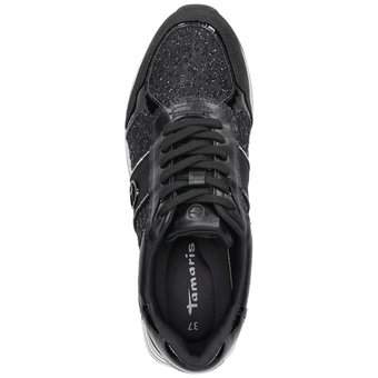 Tamaris Plateau Sneaker in schwarz