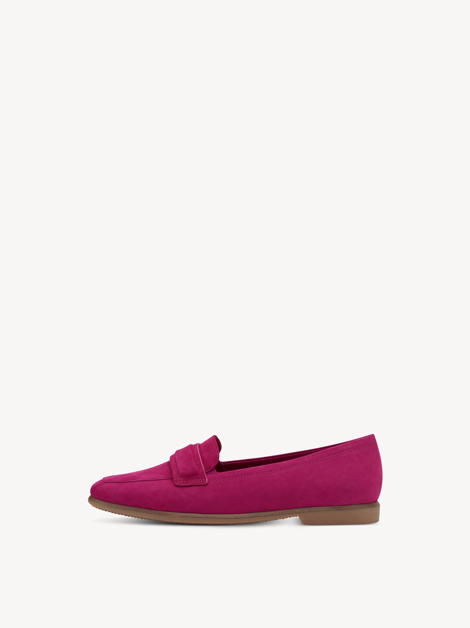 Slipper en cuir - rose fuchsia