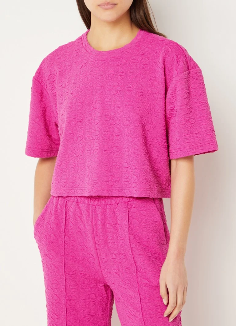 Reparto raffinato Clara - T-shirt corta strutturata