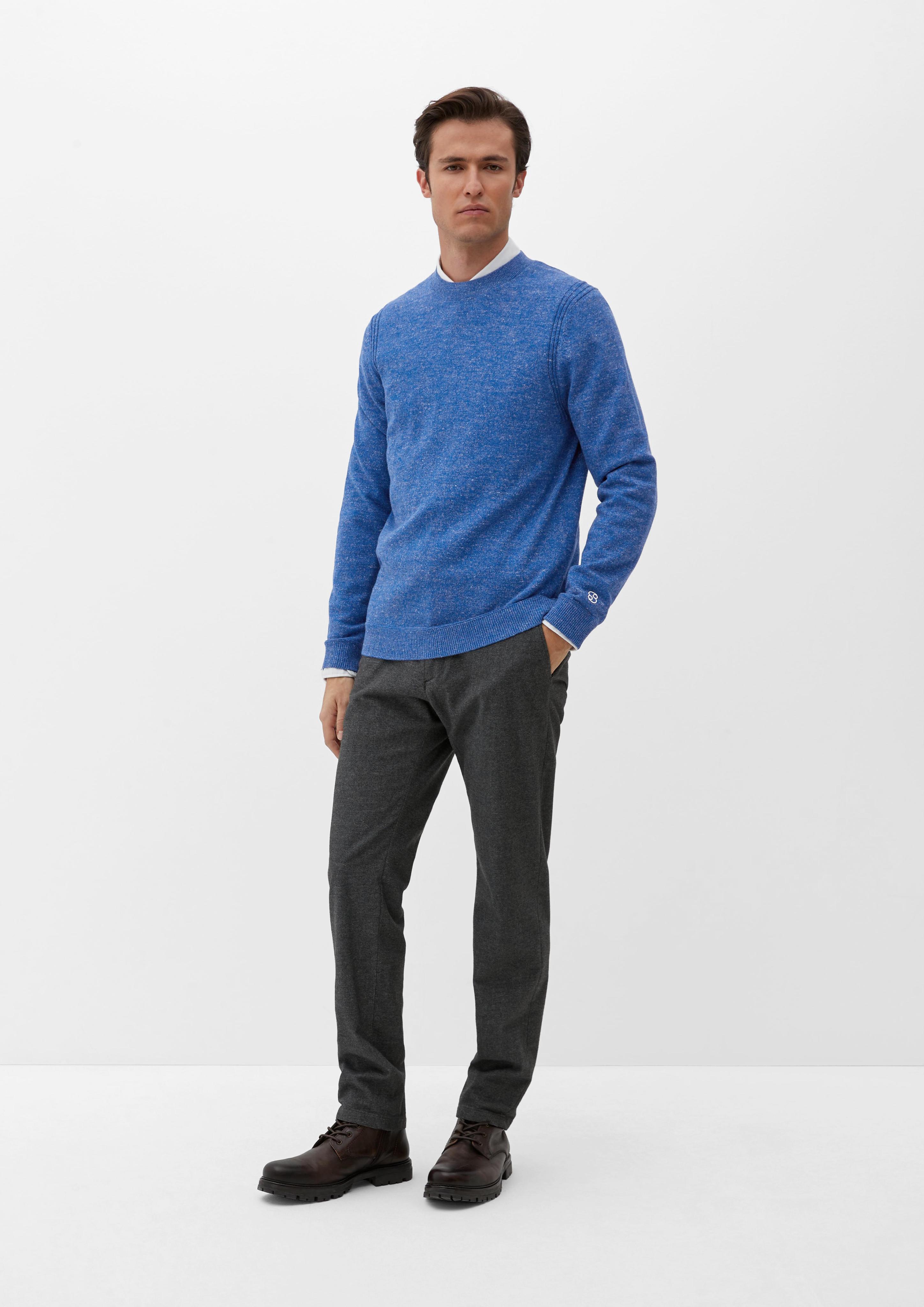 Feinstrickpullover mit Rippdetails  2124554-56X0