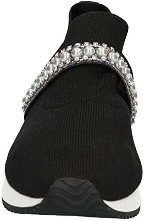 LA STRADA Komfort Slipper schwarz Schwarz