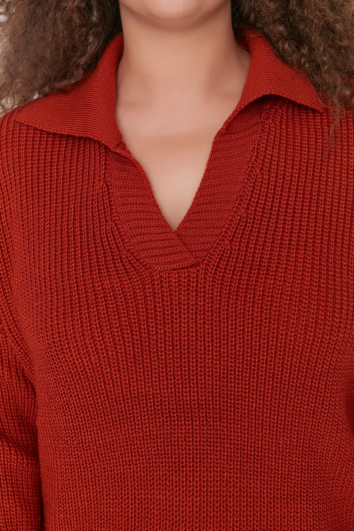 Trendyol Curve  Kachelstrickpullover TBBAW23AN00081