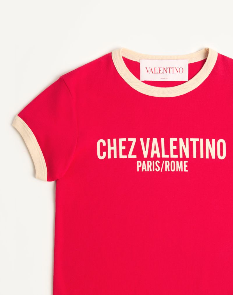 Camiseta de malha de algodão