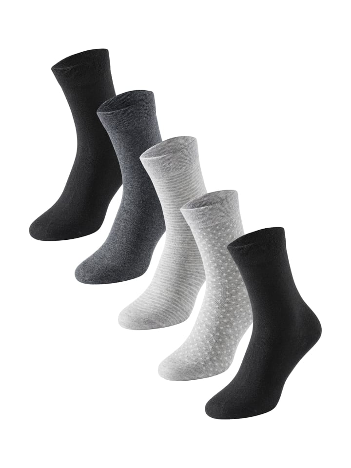 Schiesser Freizeitsocken 5er-Pack Cotton Fit in mehrfarbig günstig kaufen