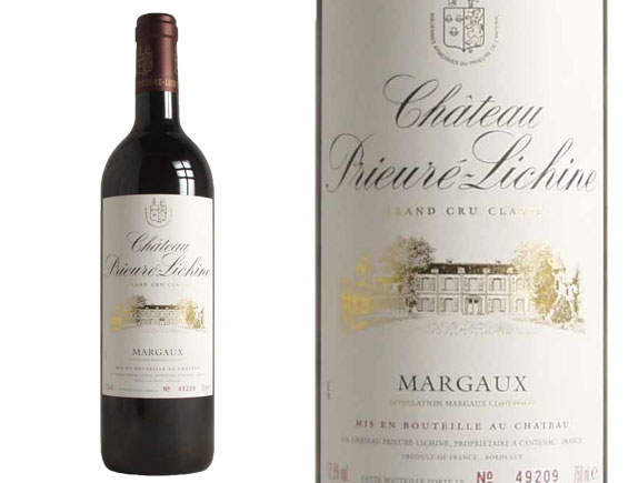 Château Prieuré-Lichine 2012 Bordeaux Margaux