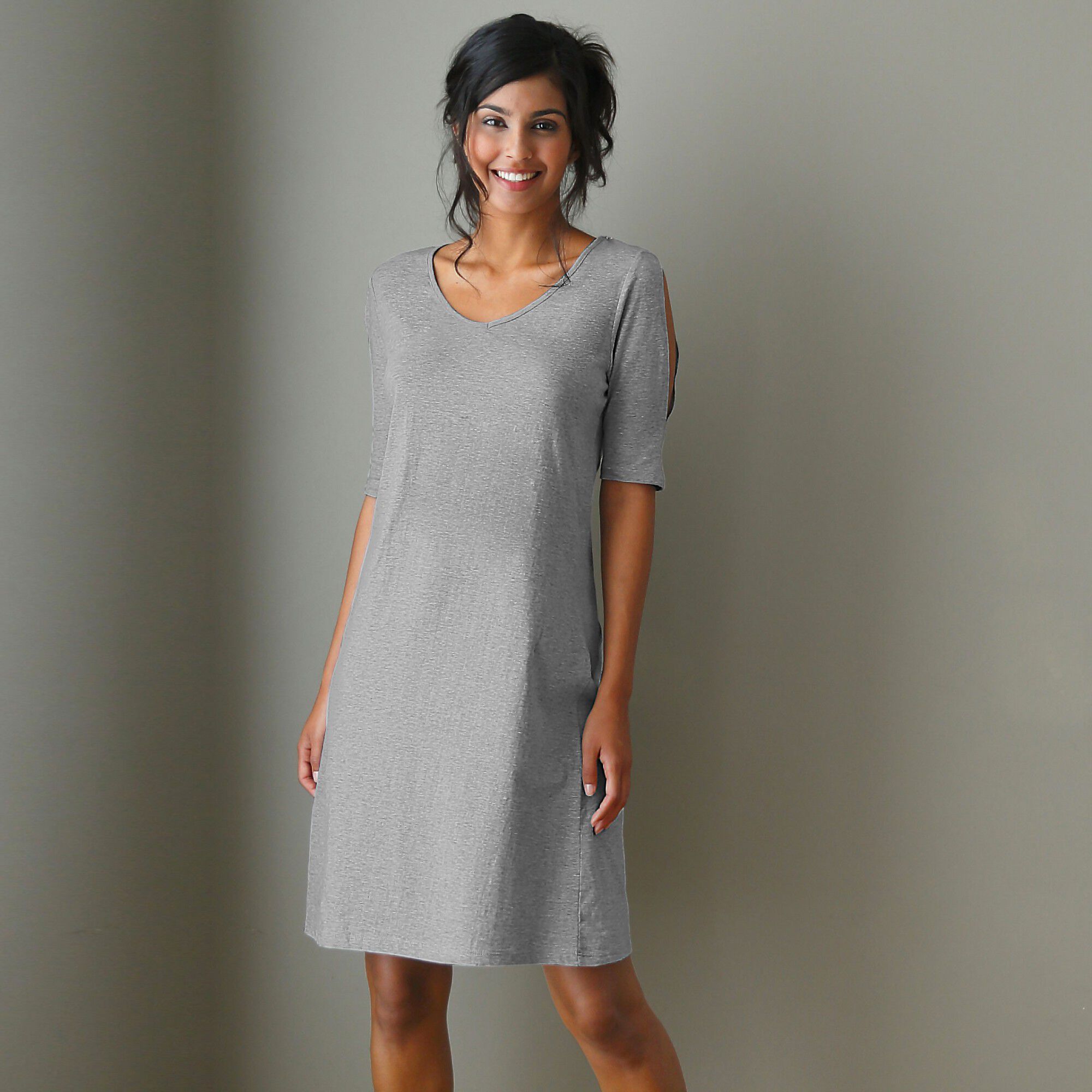 Chemise de nuit dos macramé
