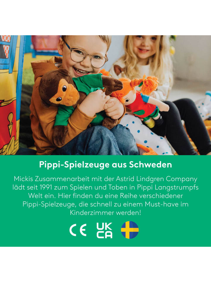 Pippi Langstrumpf Spielzeug Pippi Langstrumpf in bunt günstig kaufen onesize