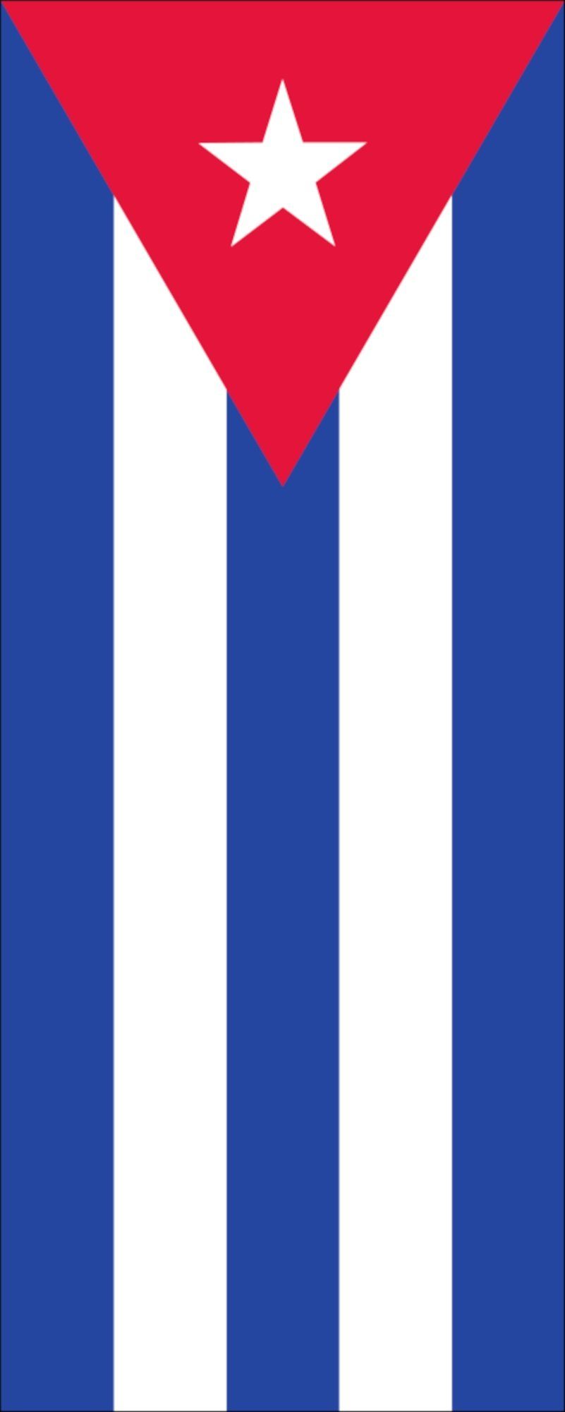 flaggenmeer Flagge Flagge Kuba 110 g/m² Hochformat