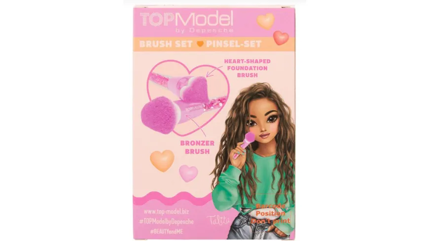 TOPModel Pinselset Herz BEAUTY and ME