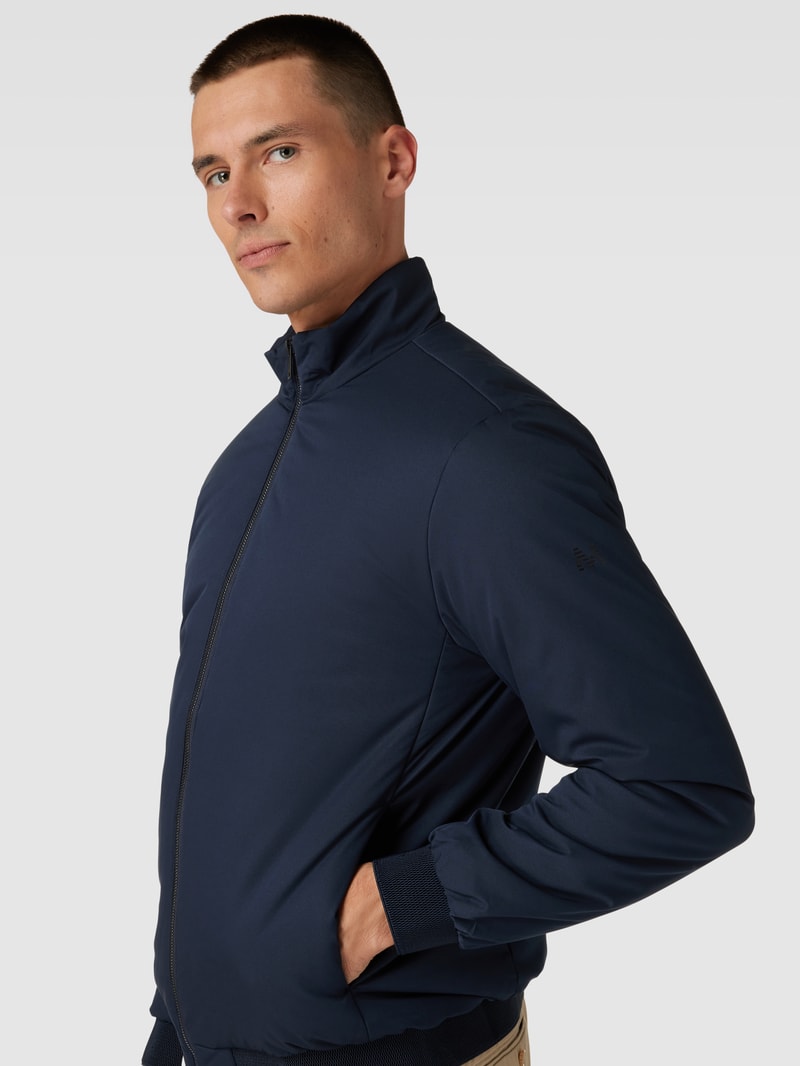 Bomberjacke mit Zweiwege-Reißverschluss in marineblau