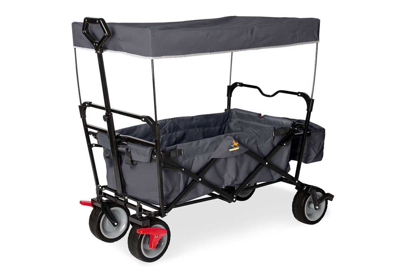 Pinolino Kinderträume Pinolino Klappbollerwagen Paxi ; mit Bremse, anthrazit