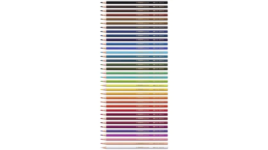 STABILO® aquacolor Aquarell-Buntstift - 36er Metalletui sortiert