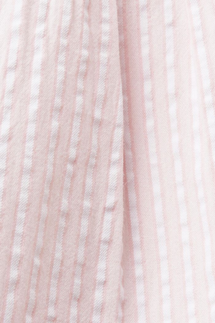 Gestuftes Maxikleid mit Knopfleiste vorne