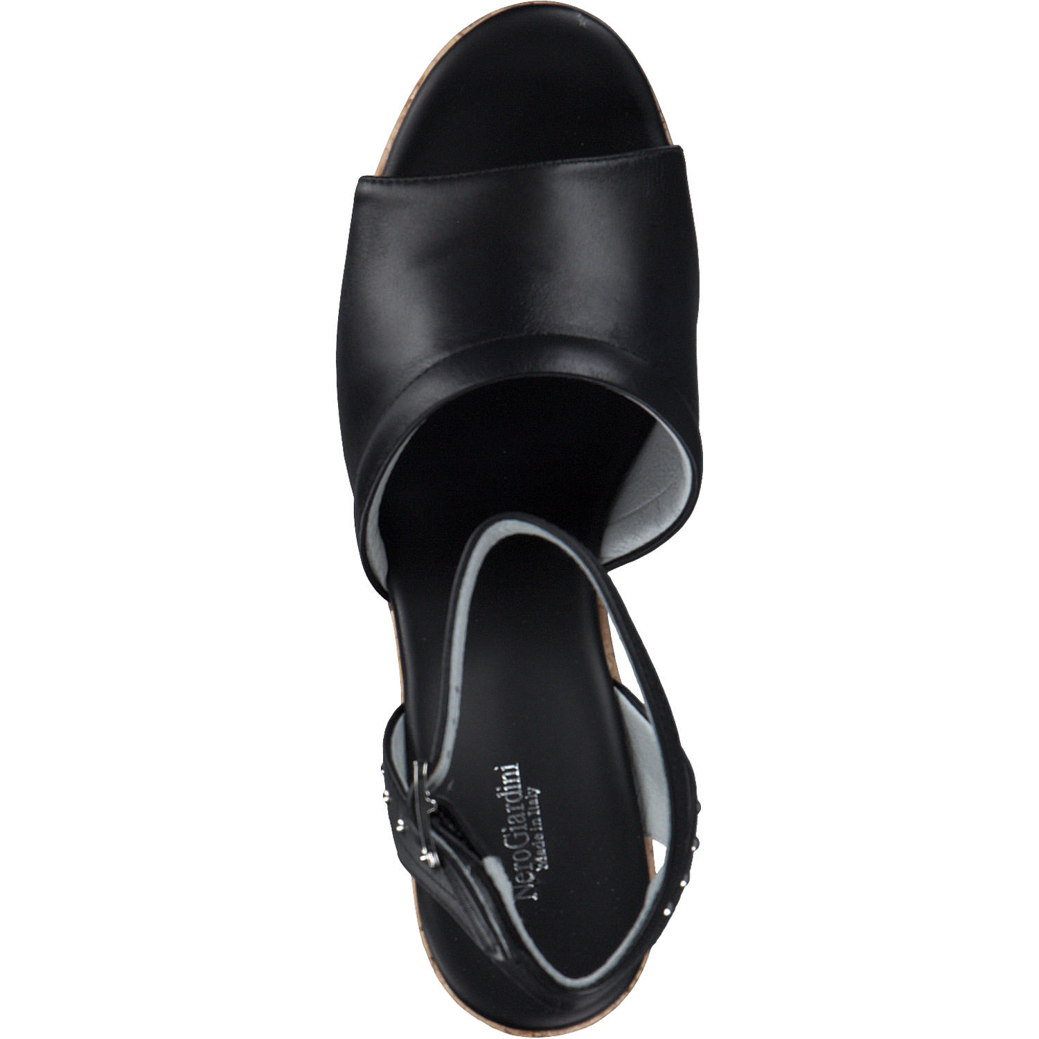 NeroGiardini E307662D, Plateau-Sandaletten, Damen, Nero