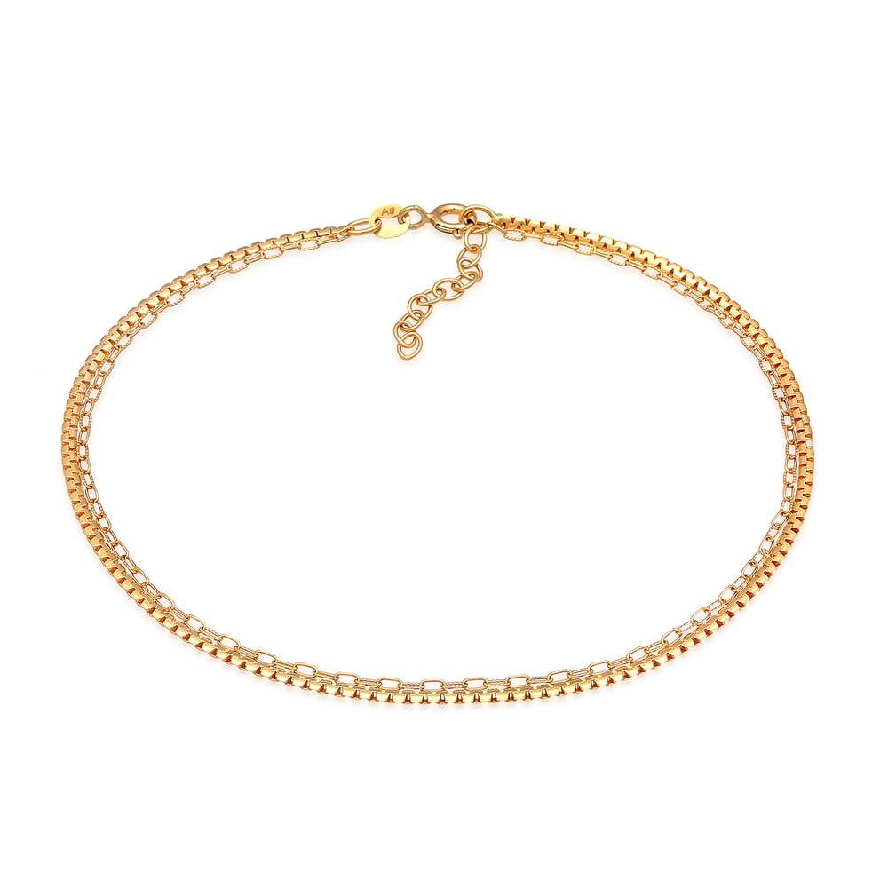 Elli Elli Bracelet de Cheville Femmes bracelet de cheville maillons Basique tendance e Bijoux