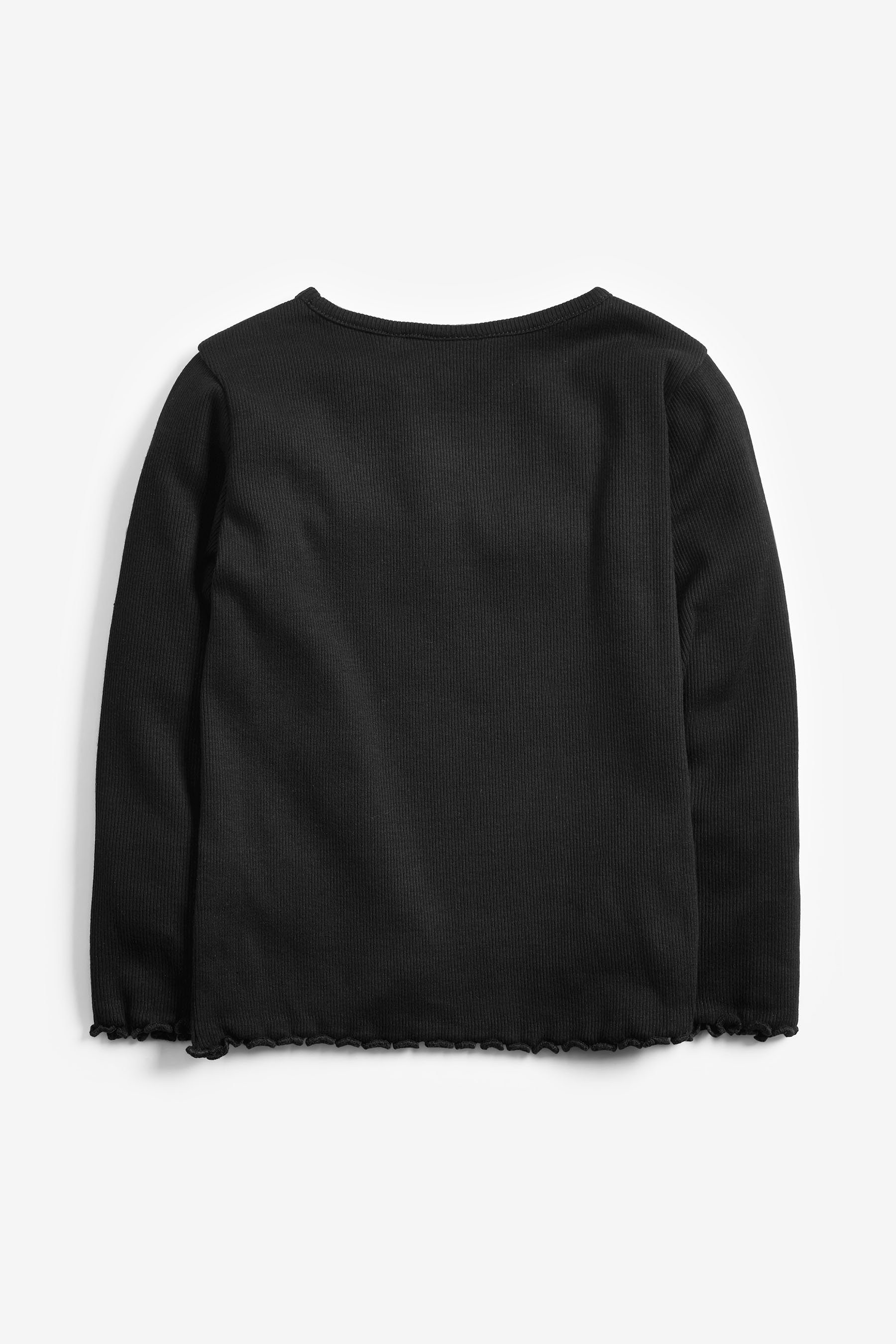 Next Langarmshirt Langärmeliges Feinripp-Shirt (1-tlg)