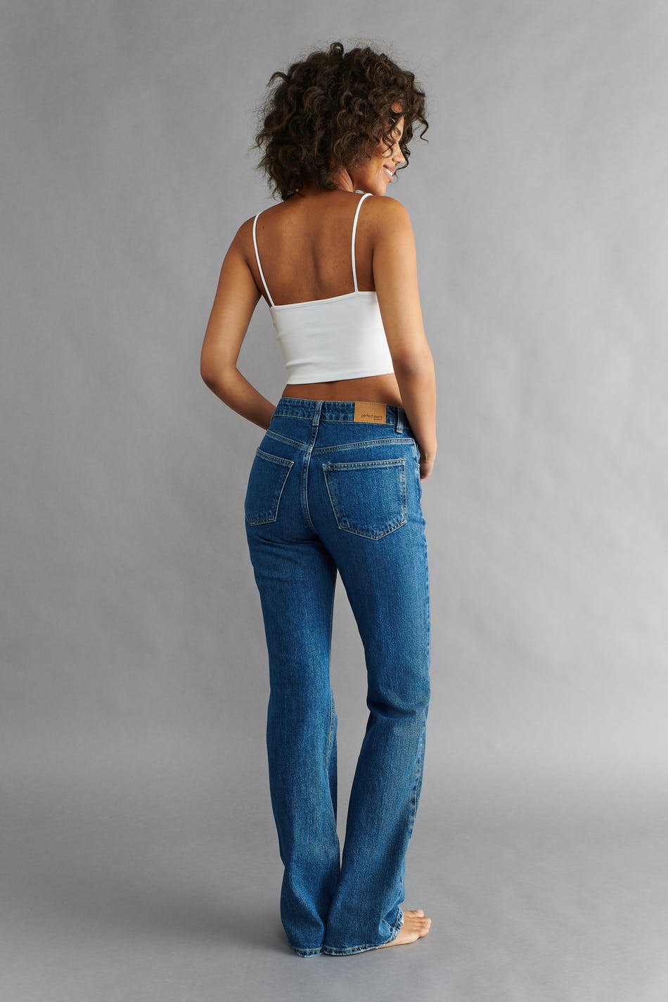 Full length flare jeans