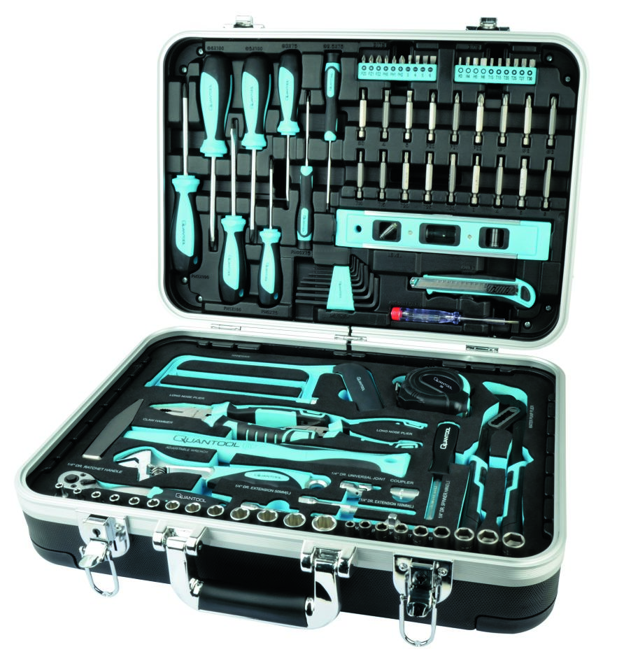 Brüder Mannesmann Q25102 Quantool verktygsväska 98 delar