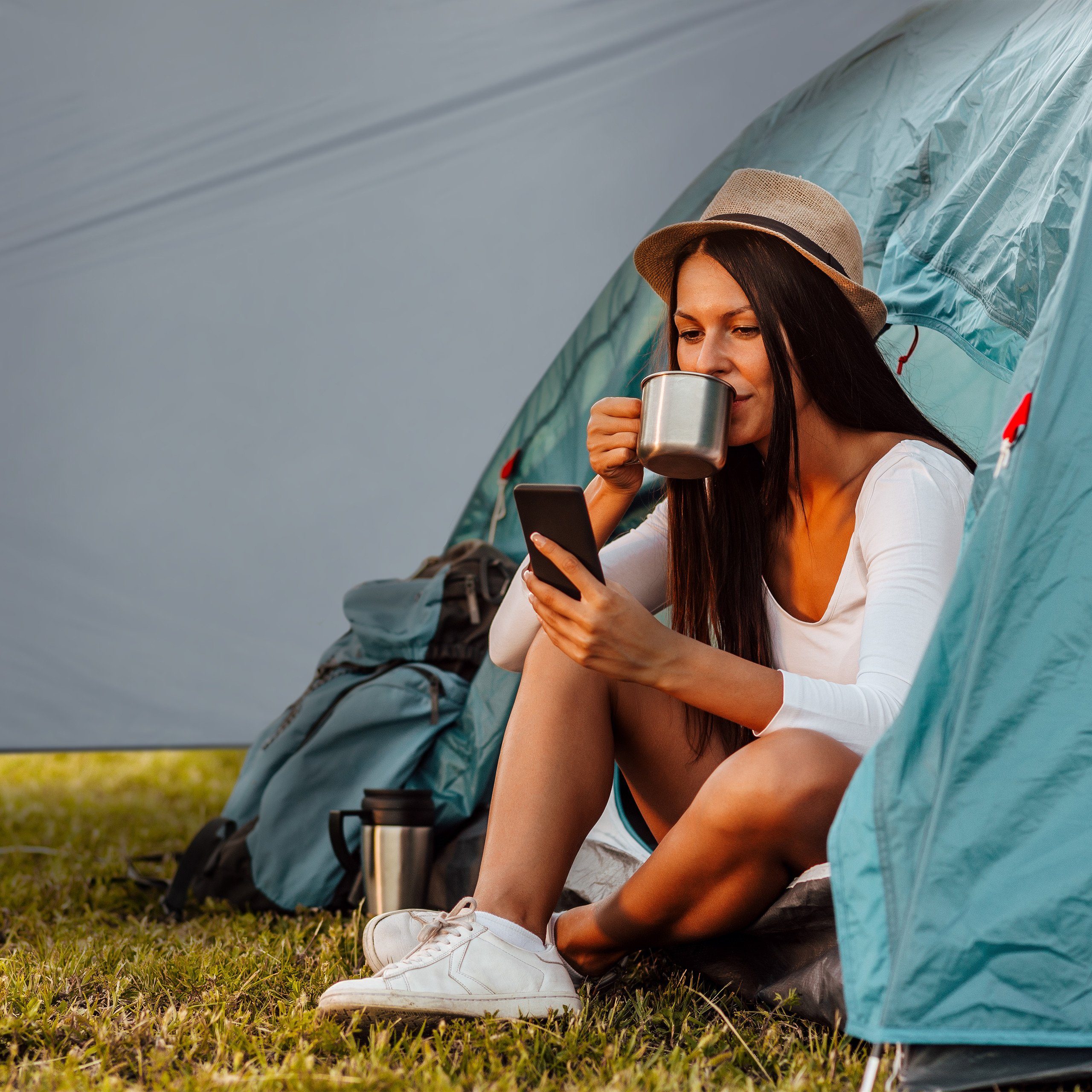 relaxdays Balkonsichtschutz Sicht- und Windschutz 4 Meter