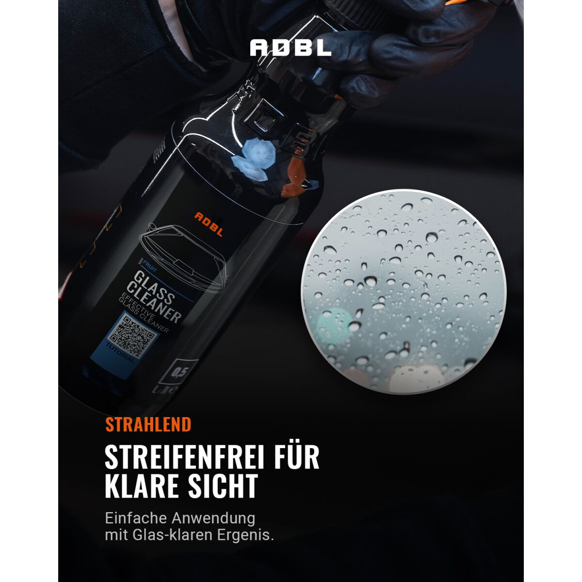 ADBL Glass Cleaner Glasreiniger mit Canyon Trigger 1L