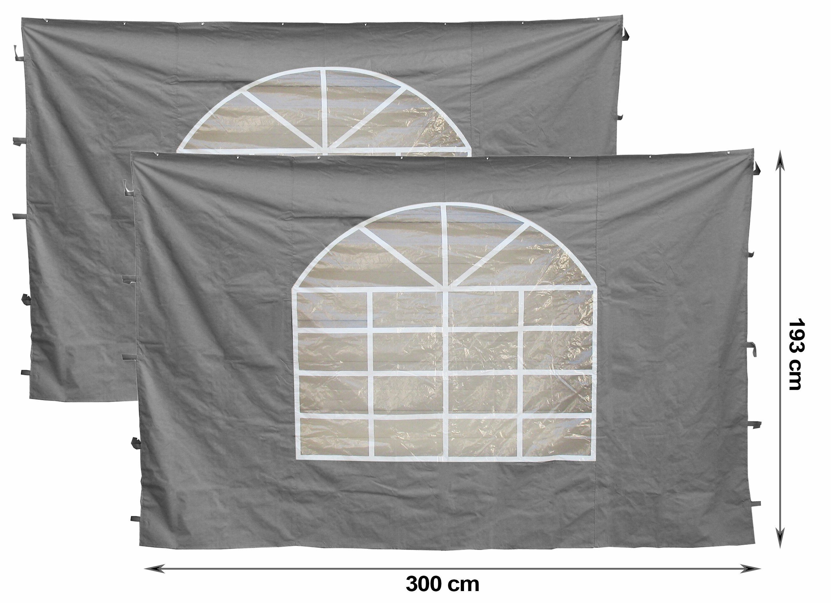 Grasekamp Pavillon Seitenteile Sahara 3x3m
