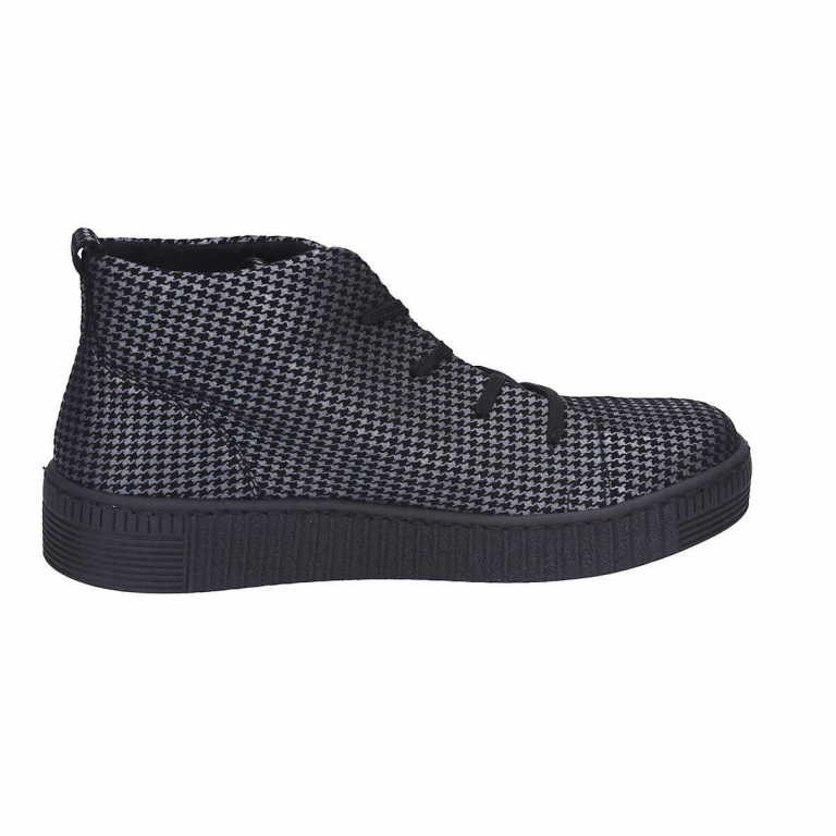 GABOR Schnür-Stiefeletten schwarz