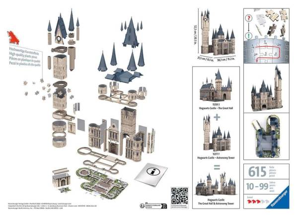 3D Puzzle: Harry Potter Hogwarts Schloss - Astronomieturm