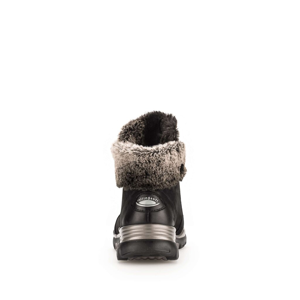 rollingsoft Schnürstiefelette schwarz