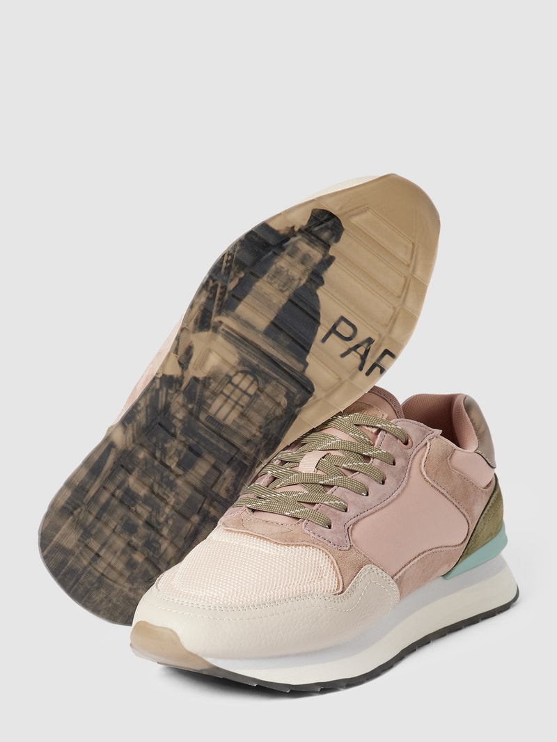 Sneaker im Colour-Blocking-Design Modell 'PARIS' in hellrosa