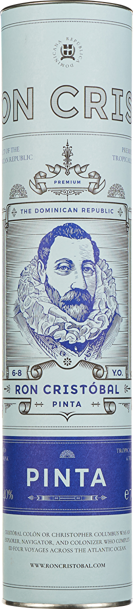 Ron Cristóbal Rum Pinta 6–8 YO 0,7 Liter in Tube