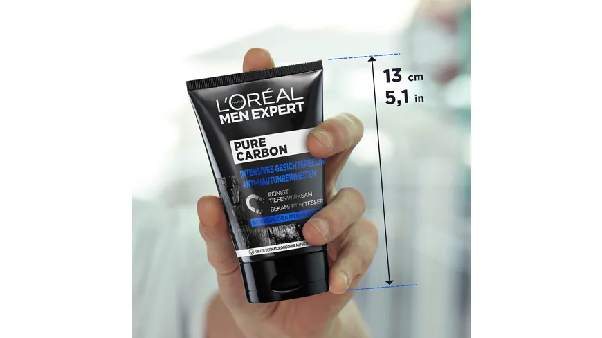 L'oréal Paris Men Pure Charcoal Daily Face Scrub 100 ml