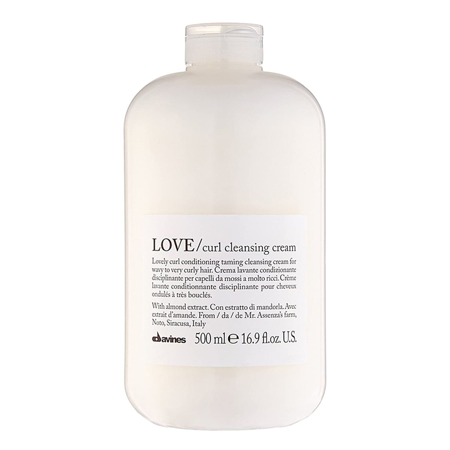 Davines LOVE Curl Cleansing Cream Tout en un: shampoing et conditionneur