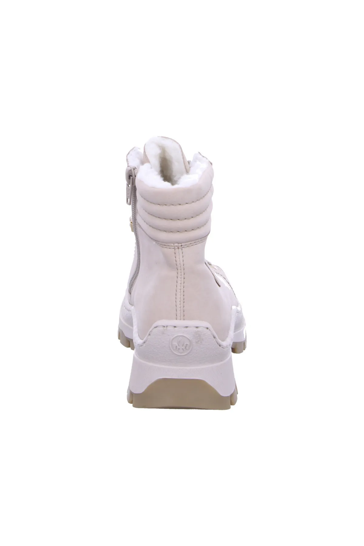 Rieker  Stiefelette - Beige - Flacher Absatz