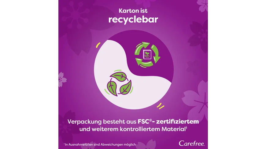 Carefree Plus Large Slipeinlagen Frischeduft