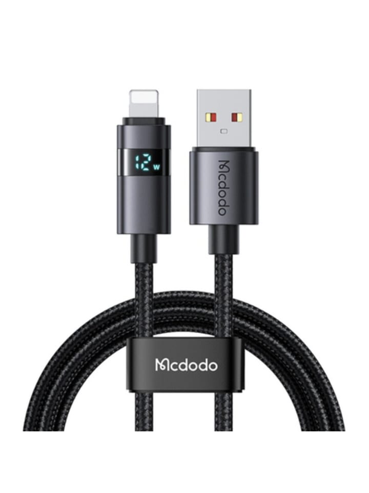 Mcdodo Mcdodo CA-6490 USB-A auf Lightning Kabel, 3A, Schnellladen, 1,2?m in Schwarz günstig kaufen 120 cm