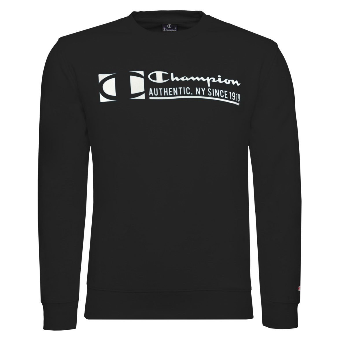 Champion Crewneck Sweatshirt schwarz