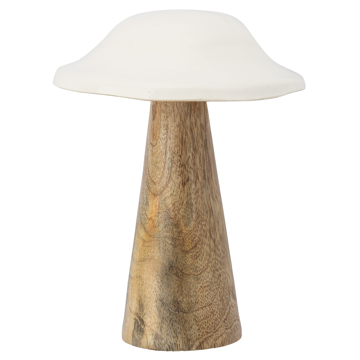 Großer Deko-Pilz mit glänzendem Kopf