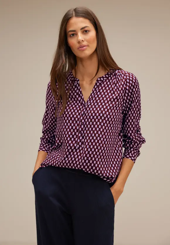 Street One Bluse mit Minimalprint