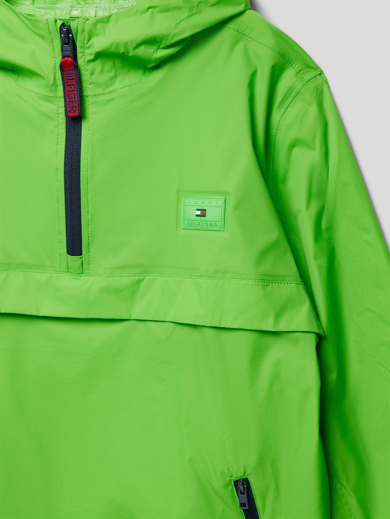 Jacke mit Kapuze Modell 'CHICAGO' in hellgrün