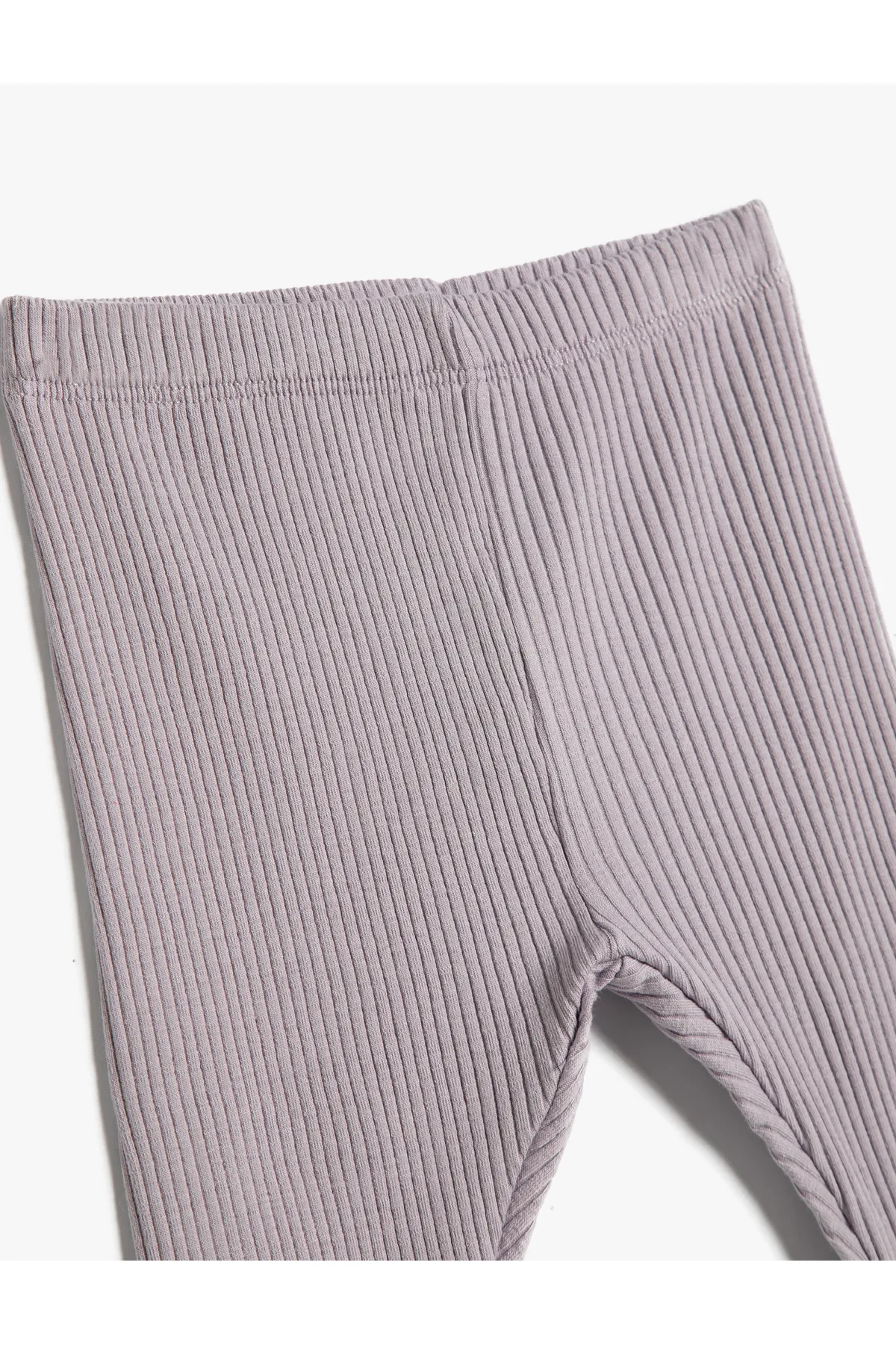 Koton  Basic-Leggings aus gerippter, elastischer Taille aus Baumwolle