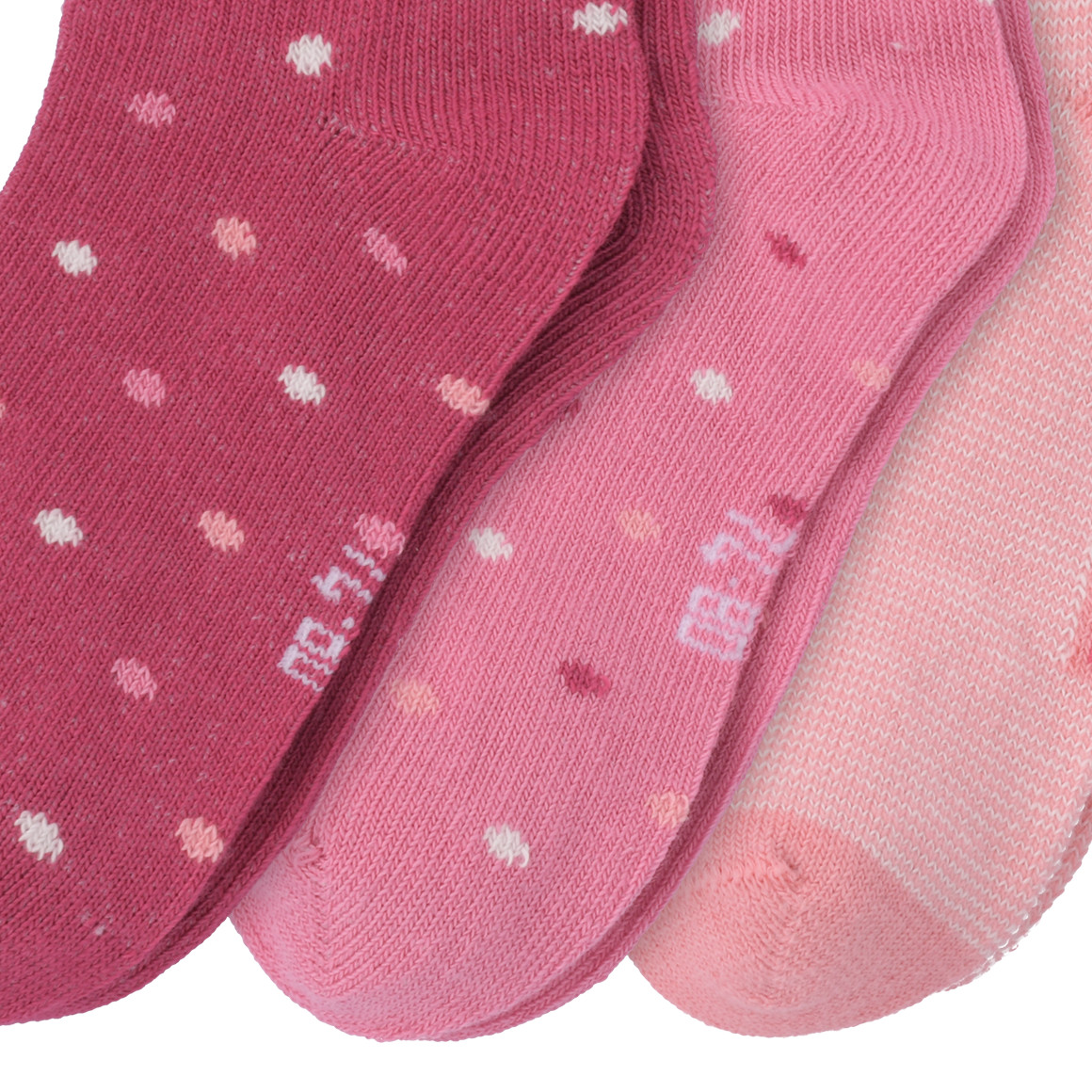 3 Paar Baby Socken in verschiedenen Dessins