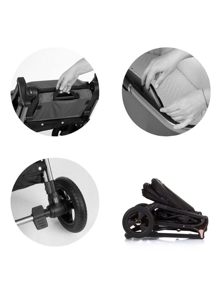 Chipolino Kombikinderwagen 3 in 1 Infinity in schwarz günstig kaufen onesize