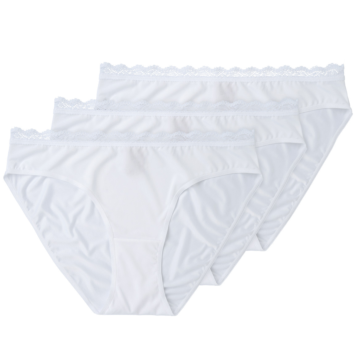 3 Damen Slips mit Spitze