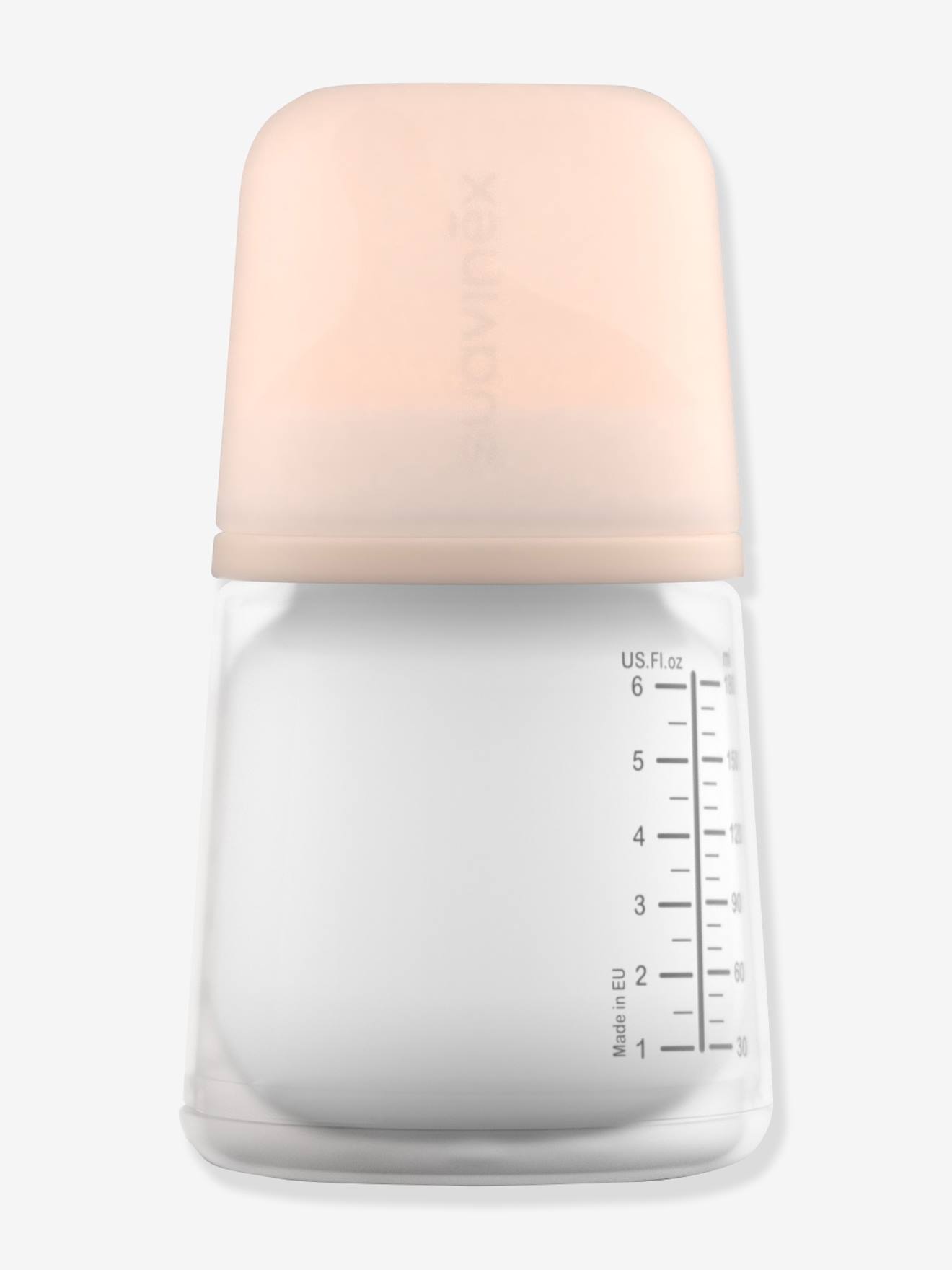 Set biberon Zero.Zero + sucette SUAVINEX rose nude