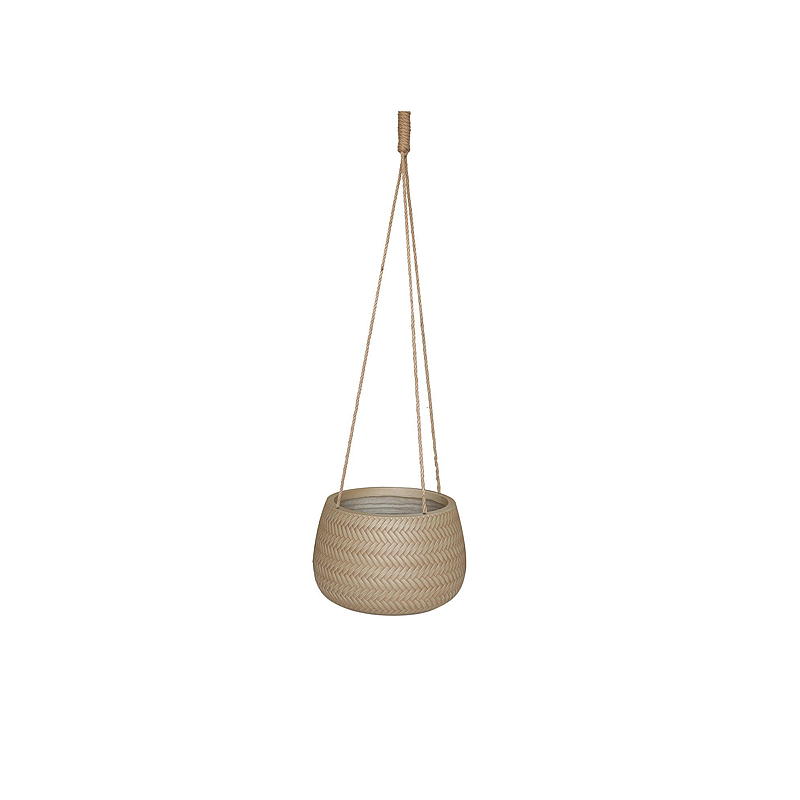 Home Hengepotte ø 24 cm, brun, Herringbone