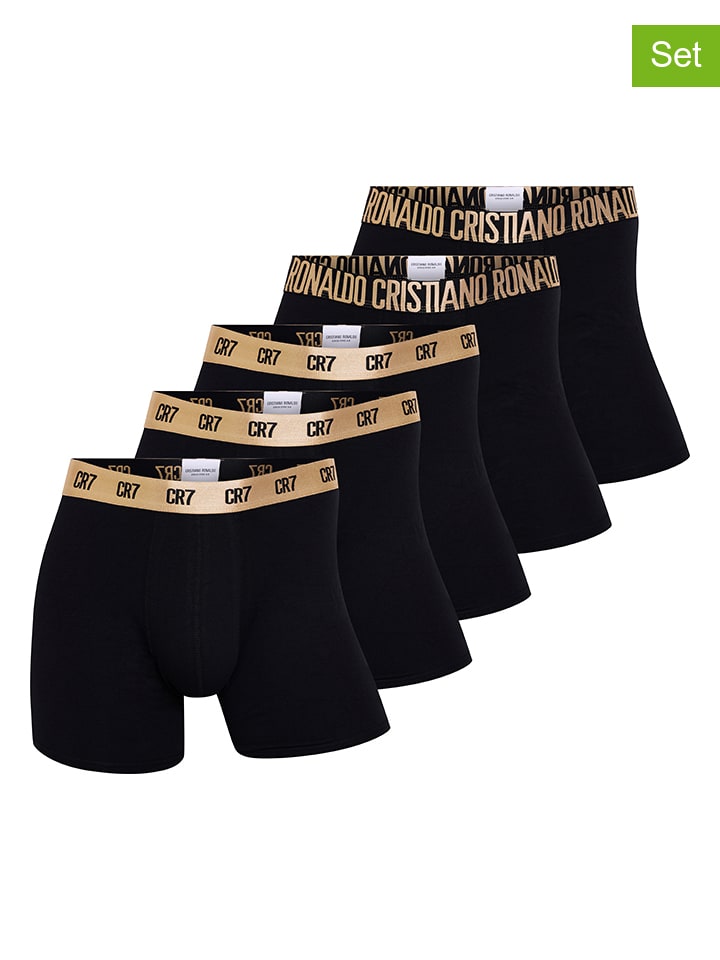 CR7 5er-Set: Boxershorts in Schwarz günstig kaufen