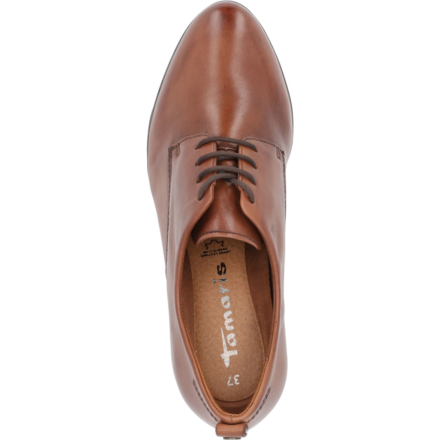 Tamaris 23305, Schnürschuhe, Damen, Cognac